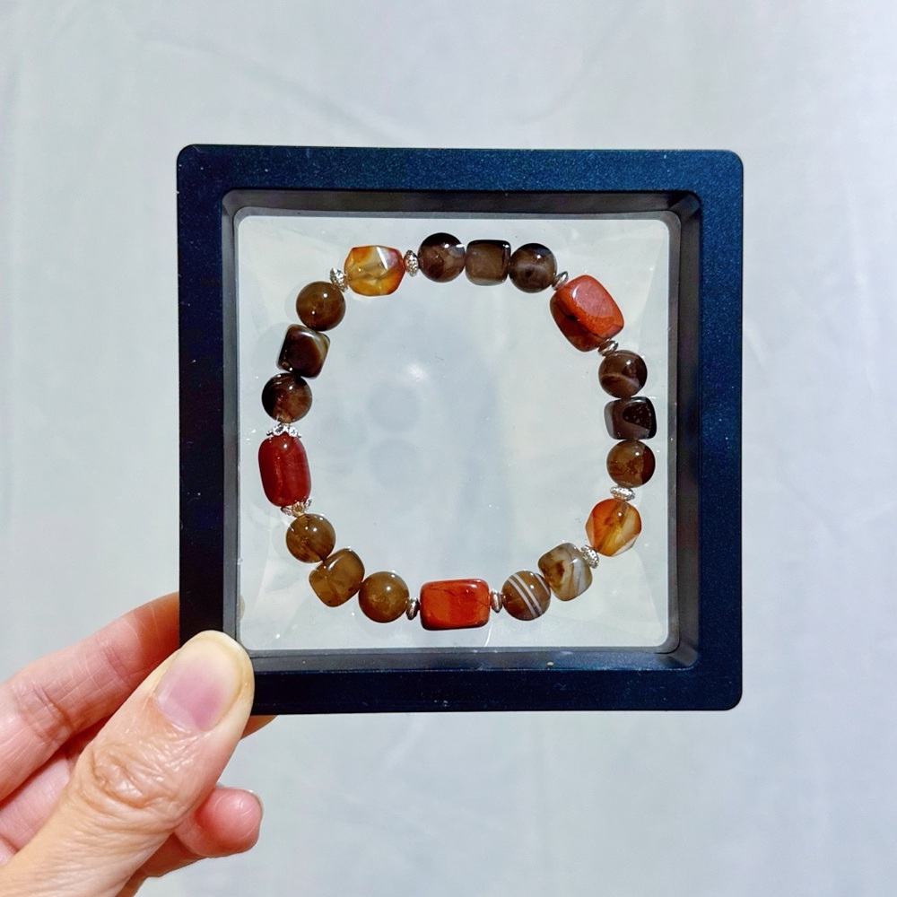 Natural Stone Bead Bracelet
